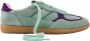 ALOHAS Blauwe leren sneakers Green Dames - Thumbnail 1