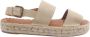 ALOHAS Dubbele riem sandalen Beige Dames - Thumbnail 11