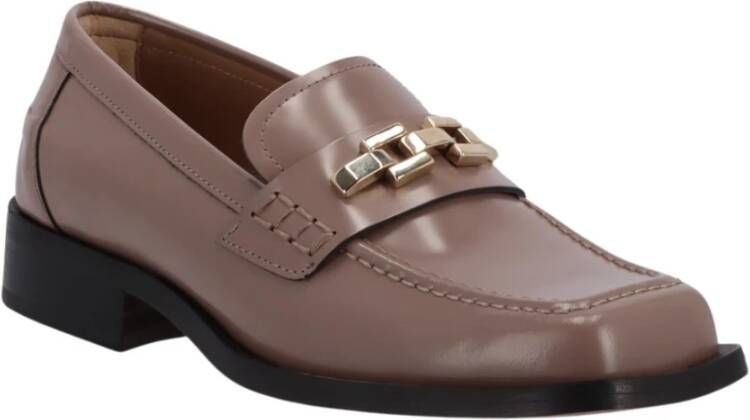 ALOHAS Elliot leren loafers Brown Dames