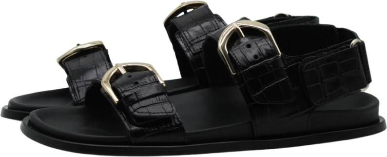 ALOHAS Flat Sandals Black Dames