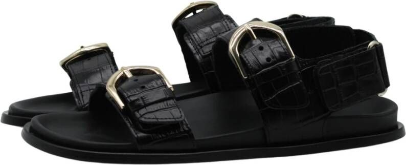 ALOHAS Flat Sandals Black Dames