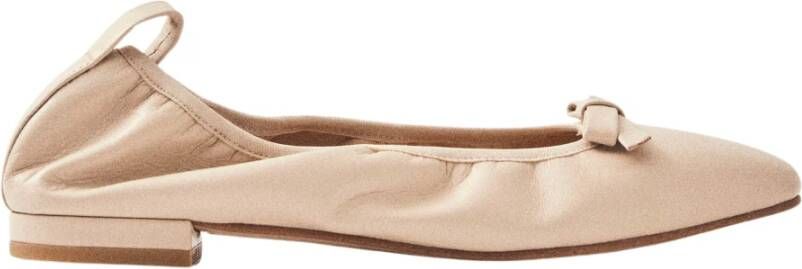 ALOHAS Freya Crème Leren Ballet Flats Beige Dames