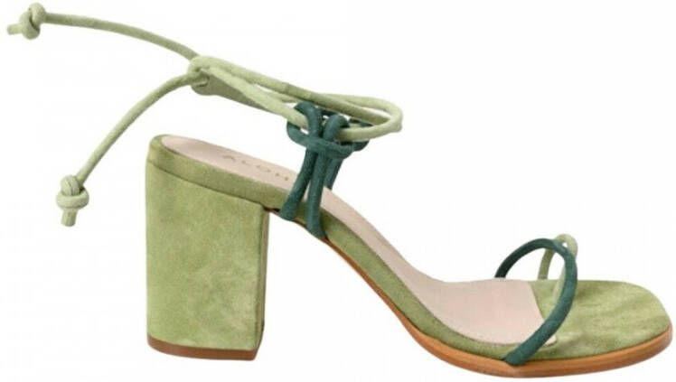 ALOHAS Sandalen met hoge hakken Groen Dames