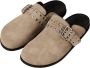 ALOHAS Halia Beige Leren Muiltjes Beige Dames - Thumbnail 1