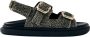 ALOHAS Harper Soft Grey Leren Sandalen Gray Dames - Thumbnail 1