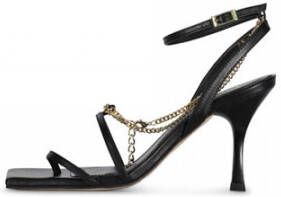 ALOHAS Bandjes Ketting Sandalen Black Dames