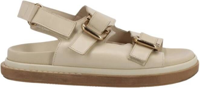 ALOHAS Leren sandalen Beige Dames