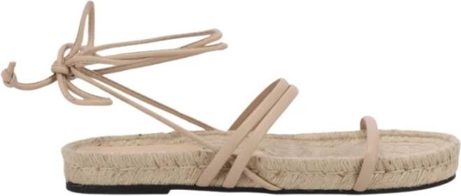 ALOHAS Leren sandalen Beige Dames