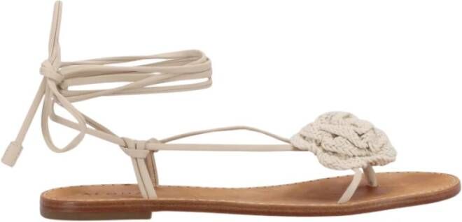 ALOHAS Leren sandalen White Dames