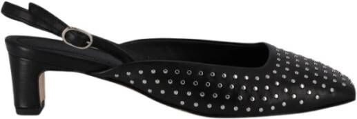 ALOHAS Lindy Studs Leren Pumps Black Dames