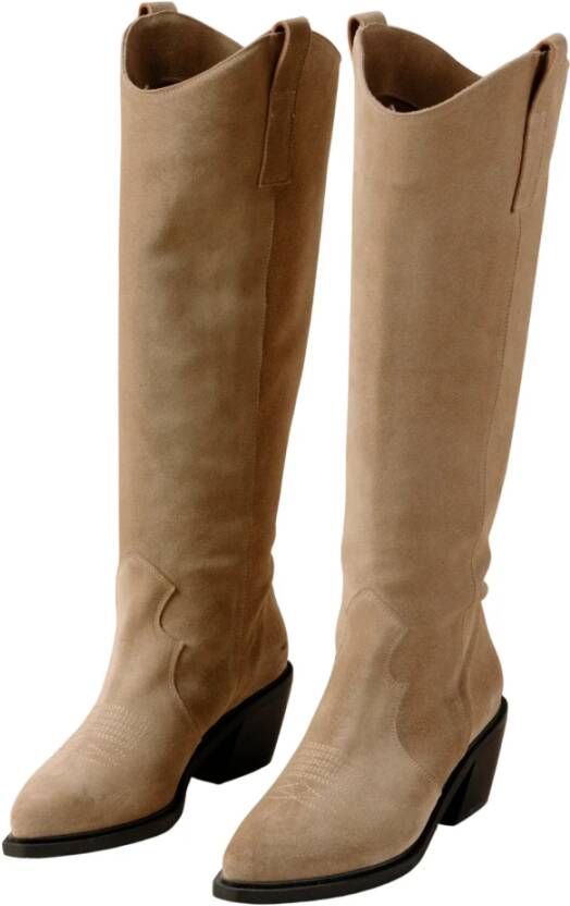 ALOHAS Monteer Suède Woestijn Taupe Beige Dames