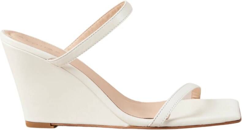 ALOHAS Paixao Crème Leren Sandalen Beige Dames