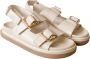 ALOHAS Harper Crème Leren Sandalen Beige Dames - Thumbnail 1