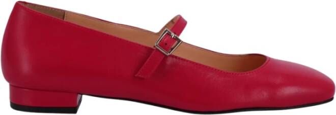 ALOHAS Por Do Sol Rode Leren Ballet Flats Red Dames