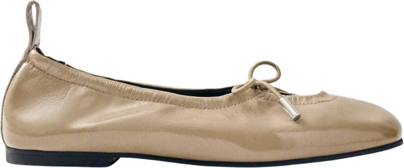 ALOHAS Rosalind Leren Ballet Flats Beige Dames