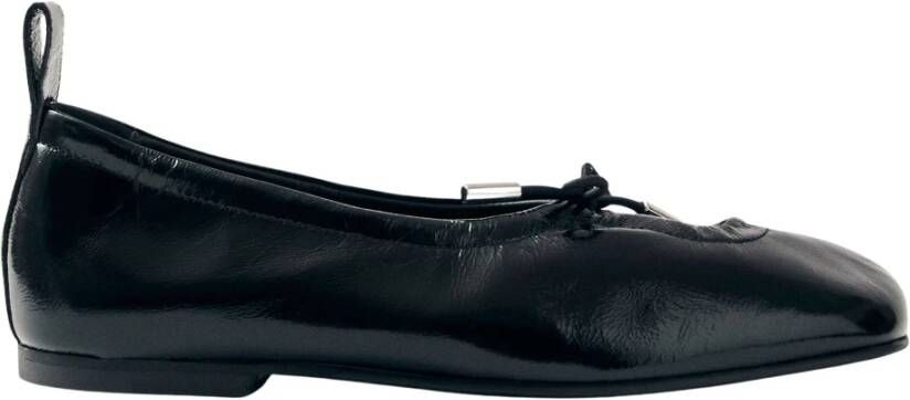 ALOHAS Rosalind Leren Ballet Flats Black Dames