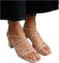 ALOHAS Paloma Lace Heeled Sandals Beige Dames - Thumbnail 1