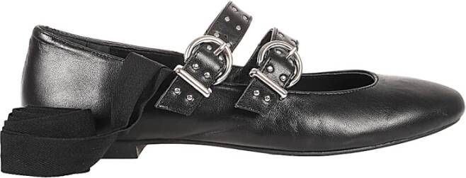 ALOHAS Studded Zwarte Balletflats Black Dames