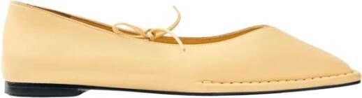 ALOHAS Sway Leren Ballet Flats Yellow Dames