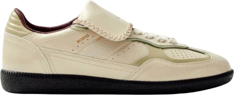 ALOHAS Tb.490 Club Onix Cream Leren Sneakers White Dames