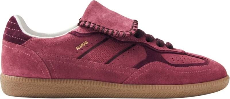 ALOHAS Tb.490 Club Suede Framboos Leren Sneakers Pink Dames