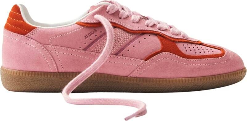 ALOHAS Tb.490 Rife Sea Pink Leren Sneakers Pink Unisex