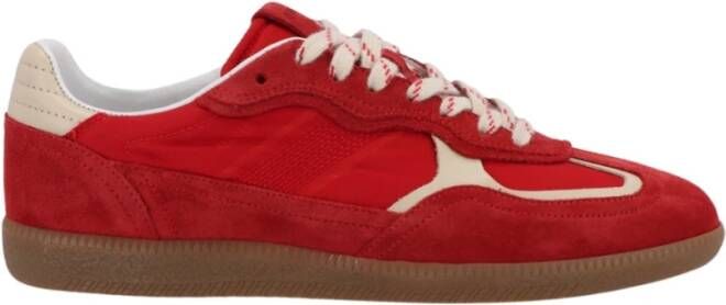 ALOHAS Tb.490 Rife Sheen Leren Sneakers Red Unisex