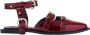 ALOHAS Thalara Onix Burgundy Leren Ballet Flats Red Dames - Thumbnail 1