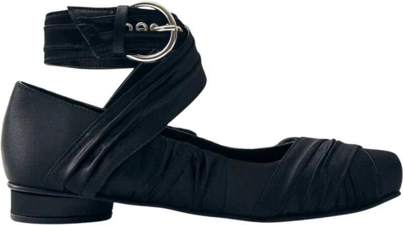 ALOHAS Volant Ballet Flats Black Dames