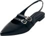 ALOHAS Wren Leren Ballet Flats Black Dames - Thumbnail 1