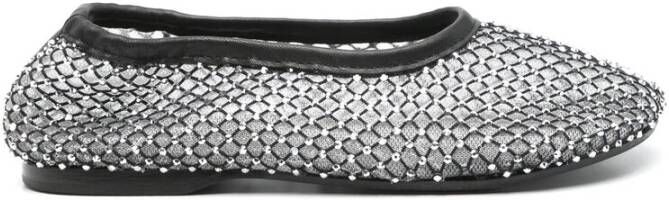 ALOHAS Zwarte Schoenen met Strass Gray Dames