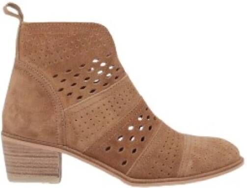 Alpe Ankle Boots Brown Dames