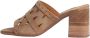 Alpe Baby Silk Heeled sandals Brown Dames - Thumbnail 5