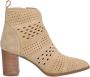 Alpe Beige Casual Dames Enkellaarzen Beige Dames - Thumbnail 1