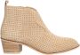 Alpe Beige Casual Dames Enkellaarzen Beige Dames - Thumbnail 1