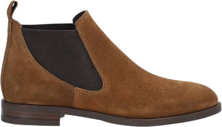 Alpe Bruine Casual Suède Dameslaars Brown Dames