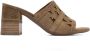 Alpe Baby Silk Heeled sandals Brown Dames - Thumbnail 1