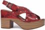 Alpe Sandalen met hak Red Dames - Thumbnail 1