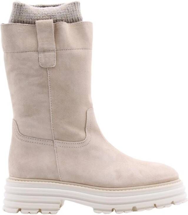 Alpe Stijlvolle Boot met Kist Beige Dames