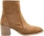 Alpe Suede Cognac Enkellaarsje Brown Dames - Thumbnail 1