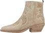 Alpe Western Style Cowboy Boots Beige Dames - Thumbnail 1