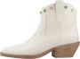 Alpe Western Style Cowboy Boots White Dames - Thumbnail 2