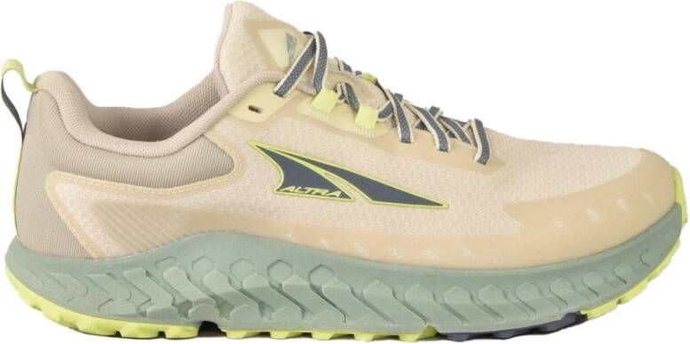 Altra Sneakers met 100% polyester rubberen zool Beige Heren