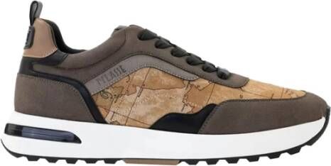 Alviero Martini 1a Classe Beige Geo Classic Sneakers Beige Heren