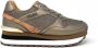 Alviero Martini 1a Classe Bronze Geo Inzet Platform Sneakers 2014 Brown Dames - Thumbnail 1