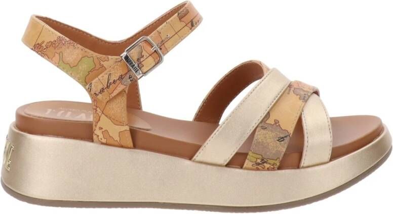 Alviero Martini 1a Classe Dames sandalen van imitatieleer Beige Dames