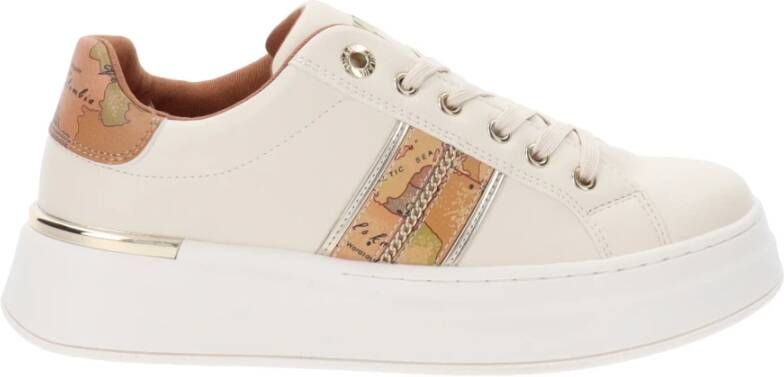 Alviero Martini 1a Classe Dames Sneakers van Kunstleer Stijlvol Beige Dames