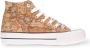 Alviero Martini 1a Classe Geo Classic High Top Canvas Sneakers Beige Dames - Thumbnail 1