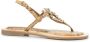 Alviero Martini 1a Classe Geo Classic Print Flip-Flop Sandalen Beige Dames - Thumbnail 1