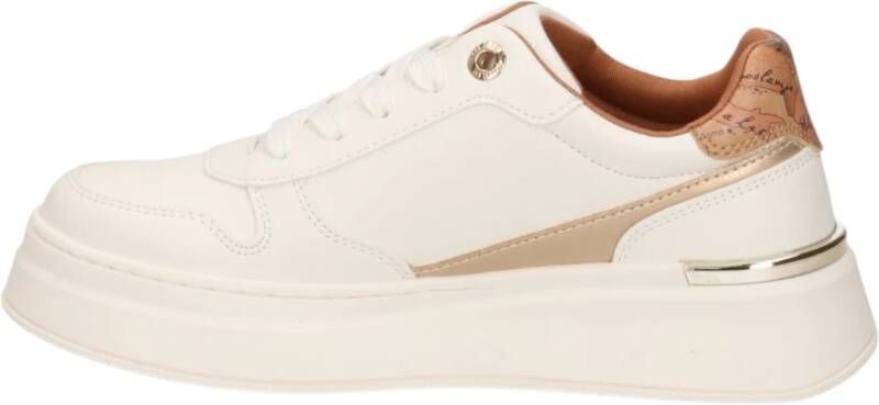 Alviero Martini 1a Classe Moderne Polyurethaan Sneaker Dames Collectie White Dames